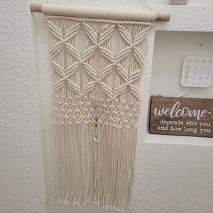 Macrame with tree of life
